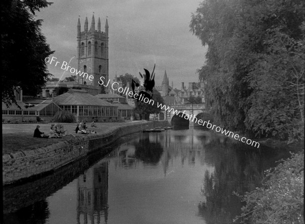 MAGDALEN TOWER FROM RIVER